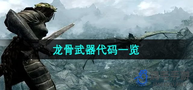 《上古卷轴5》龙骨武器代码一览