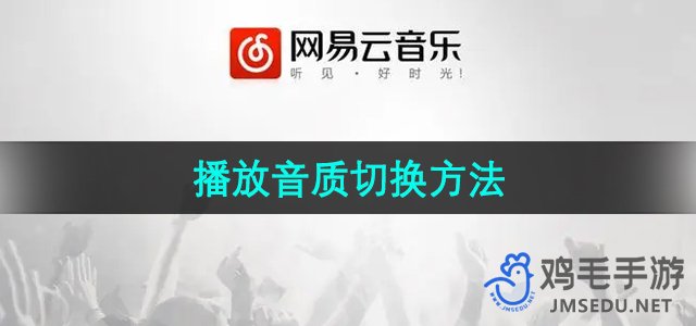 《网易云音乐》播放音质切换方法