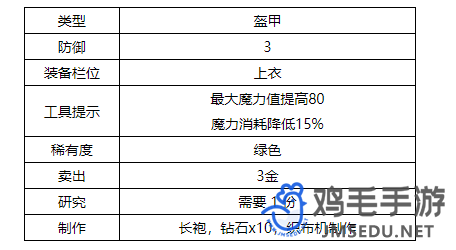 《泰拉瑞亚》钻石长袍合成制作方法