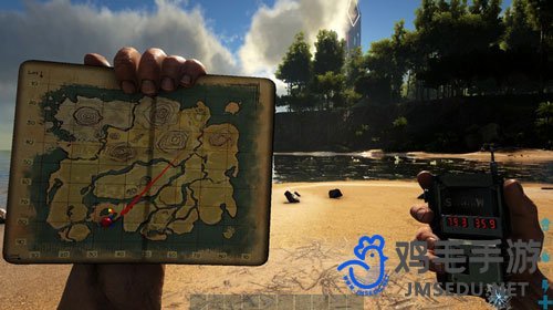 《方舟生存进化》地图位置标记方法