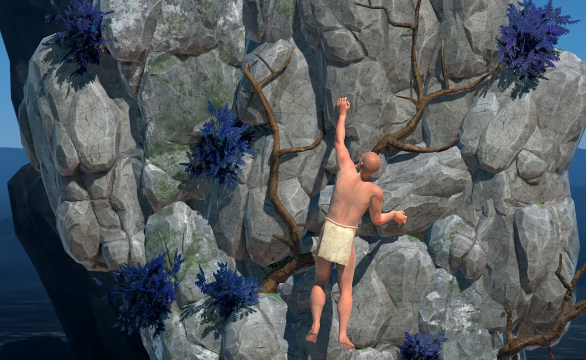致敬壶男《A Difficult Game About Climbing》感受痛苦系攀登游戏发表，Steam2024春季发售
