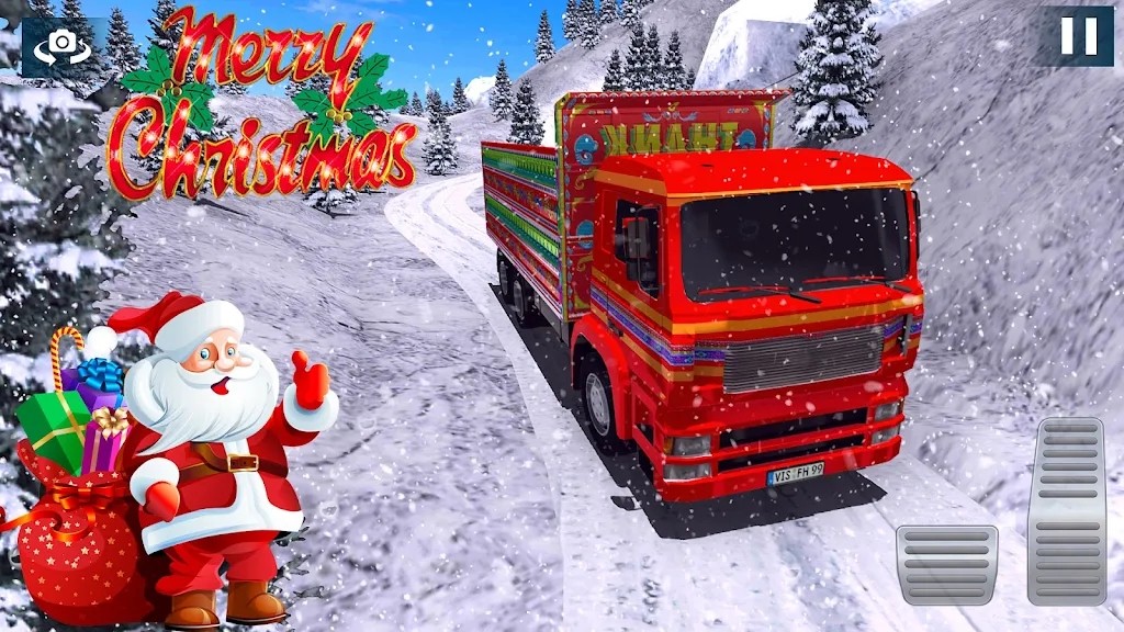圣诞雪地卡车截图