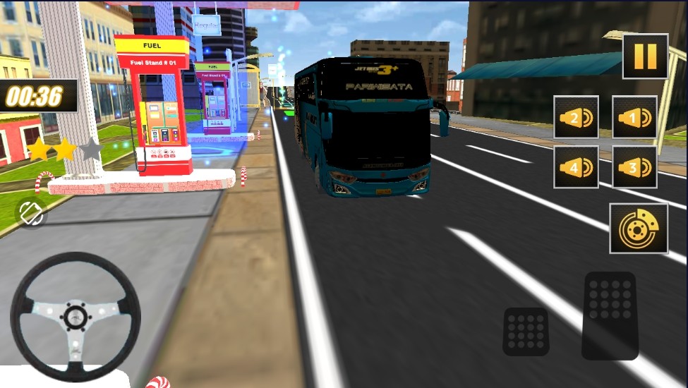 3D模拟公共汽车站截图