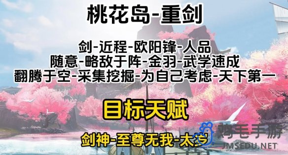 《射雕手游》金色天赋选择推荐