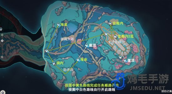 《原神》4.6旧日之海锚点秘境路线